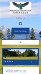 Mobile Screenshot of golfmissionmountain.com