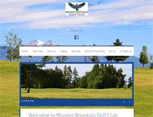 Tablet Screenshot of golfmissionmountain.com